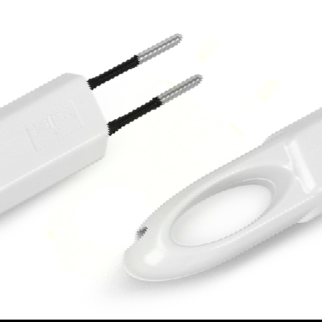 WTP2C-Stecker - flach mit Griff - weiß