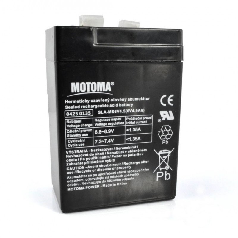 Gelbatterie 6V 4,5 Ah Motoma