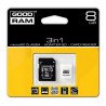 Goodram 3in1 - 8 GB microSD-Speicherkarte der Klasse 4 + - zdjęcie 1