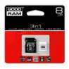 Goodram 3in1 - microSD-Speicherkarte 8 GB 30 MB / s UHS-I - zdjęcie 1