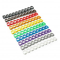 Satz mit 100 numerischen Markierungen für 6-mm-Kabel