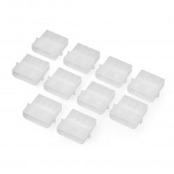 Steckergehäuse für 4-poliges Kabel, Raster 5,08 mm