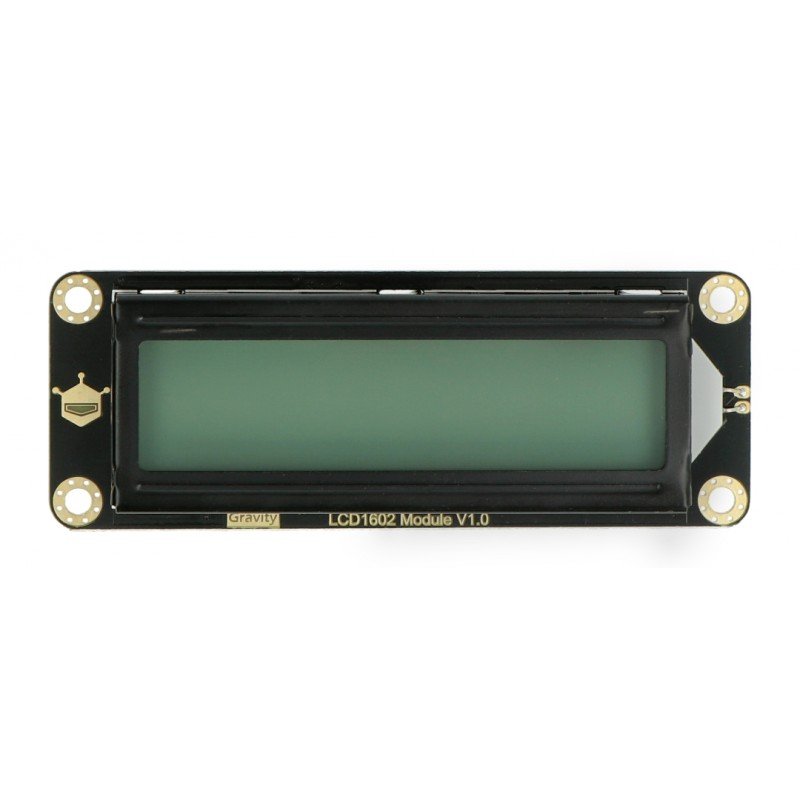 DFRobot Gravity - 2x16 I2C LCD-Display - grau - für Arduino