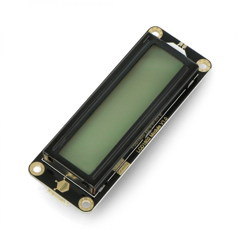 DFRobot Gravity - 2x16 I2C LCD-Display - grün - für Arduino