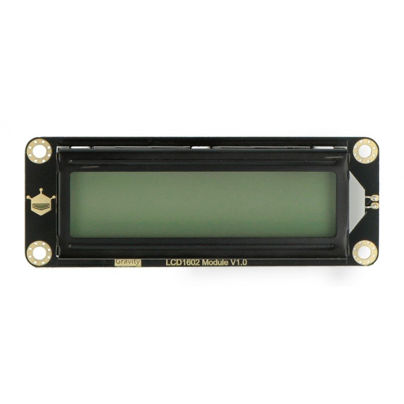 DFRobot Gravity - 2x16 I2C LCD-Display - grün - für Arduino