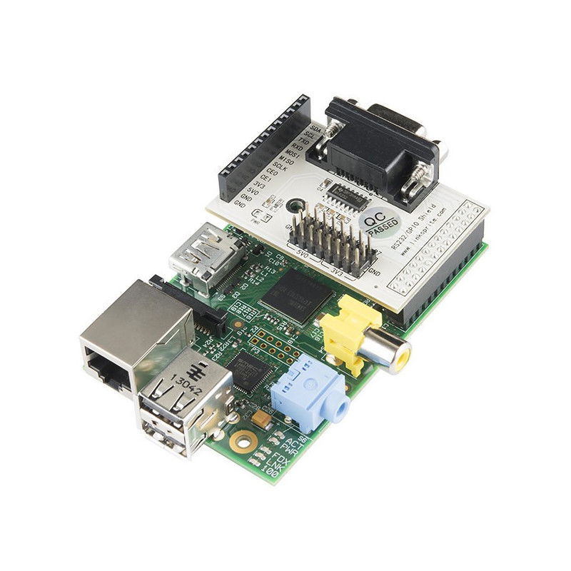 RS232-Abschirmung mit DB9-Anschluss für Raspberry Pi