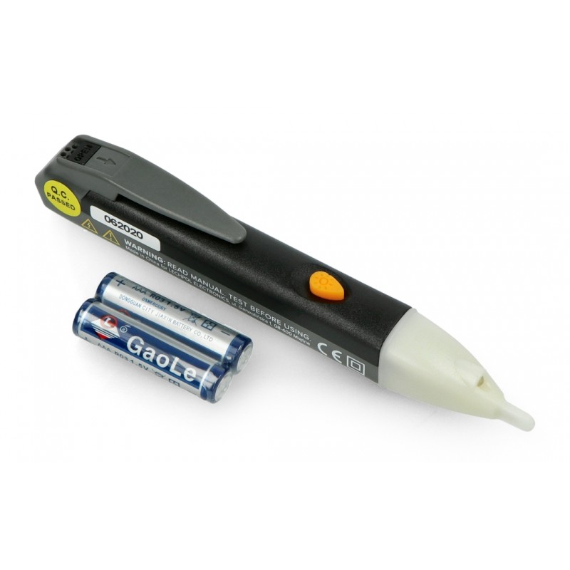 Berührungsloser Spannungsprüfer mit der Taschenlampe Rebel RB-02