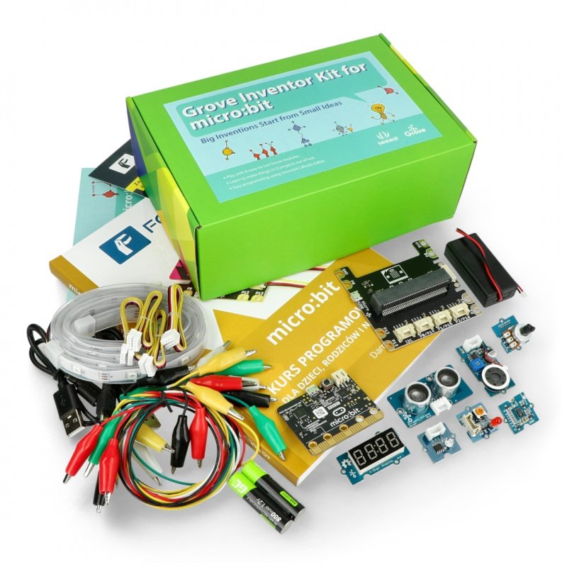 Micro: Bit Grove Inventor Kit - Erfinder-Kit für Kinder (Module + Micro: Bit + FORBOT-Kurs + Buch)