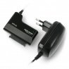 USB A 3.0 - SATA Delock Adapter - schwarz + Netzteil - zdjęcie 1