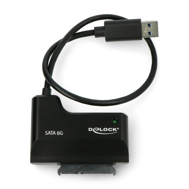 USB A 3.0 - SATA Delock Adapter - schwarz + Netzteil