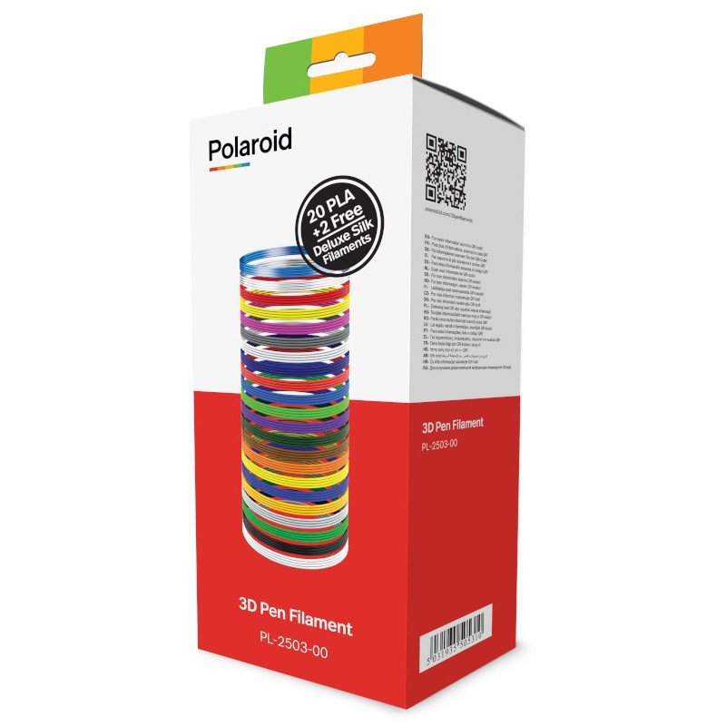 Filament Polaroid 3D Pen - PLA-Filamentpaket 1,75 mm 20 x 5 m +