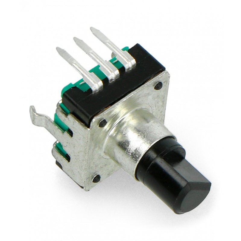 Encoder mit Drucktaster, 24 Impulse, 15 mm – EC12 vertikal