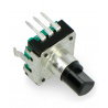 Encoder mit Drucktaster, 24 Impulse, 15 mm – EC12 vertikal - zdjęcie 2