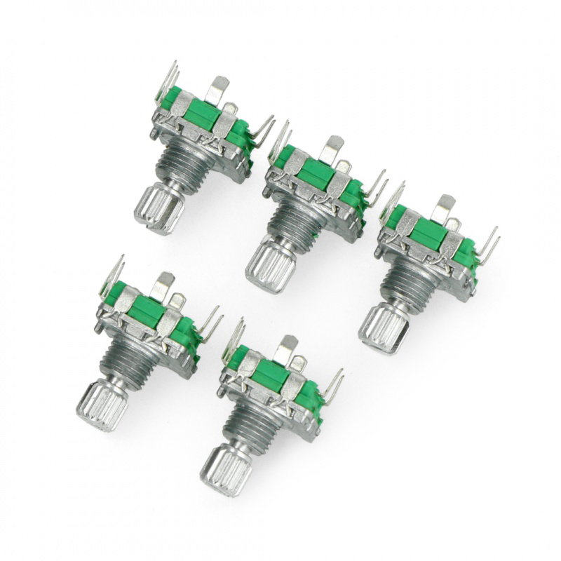 Encoder mit einem Knopf 20 Impulse 12 mm - EC11 vertikal