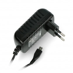 Netzteil MicroUSB 5V / 2.5A für Raspberry Pi 3B+ / 3B / 2B / Zero - Akyga AK-TB-06
