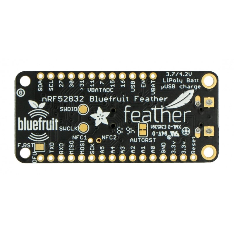 Adafruit Feather nRF52 Bluefruit LE – kompatibel mit Arduino