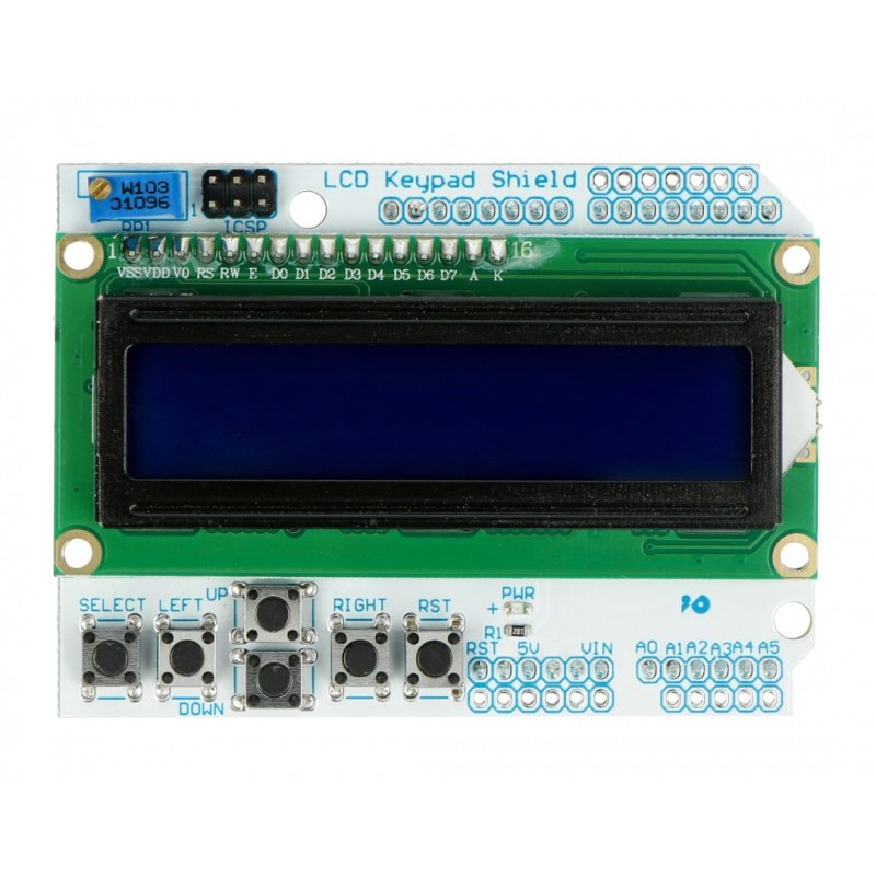 Velleman LCD Keypad Shield - Display für Arduino