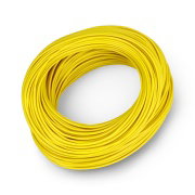 Installationskabel LgY 1x0,5 H05V-K - gelb - 100m Rolle