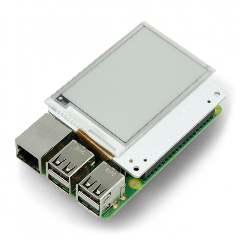PaPiRus HAT - 2,7" E-Paper Anzeigemodul für Raspberry Pi