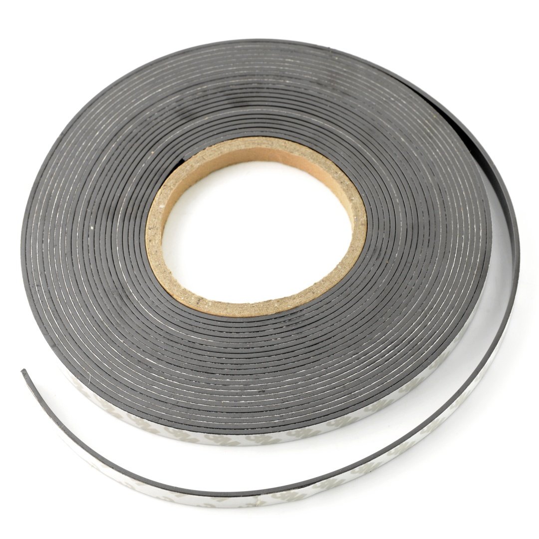 Selbstklebendes Magnetband - 10 mm, Länge 10 m