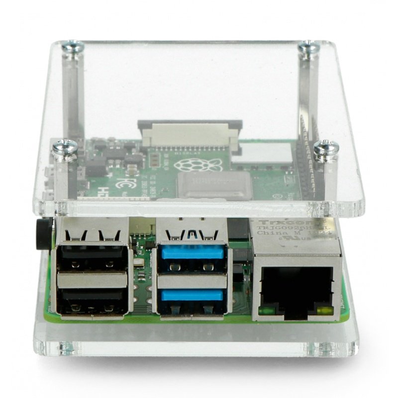 Raspberry Pi Model 3/2 / B + Gehäuse - transparent offen