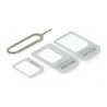 Adapter für Micro- und Nano-SIM-Karten mit Schlüssel - weiß - zdjęcie 2