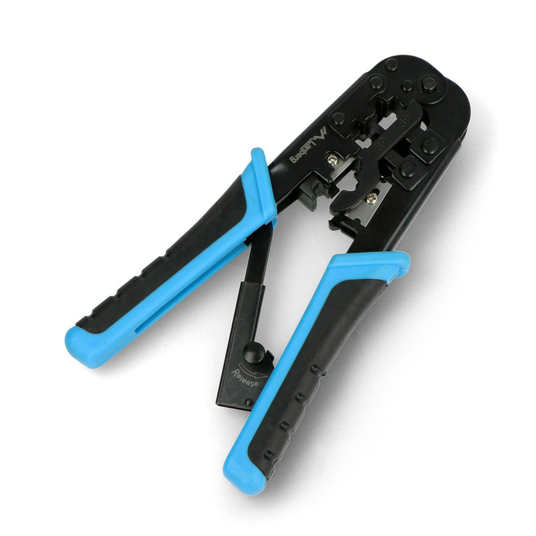 Crimpwerkzeug für RJ45-, RJ12-, RJ11-Stecker - Lanberg NT-0201