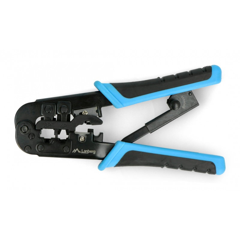 Crimpwerkzeug für RJ45-, RJ12-, RJ11-Stecker - Lanberg NT-0201