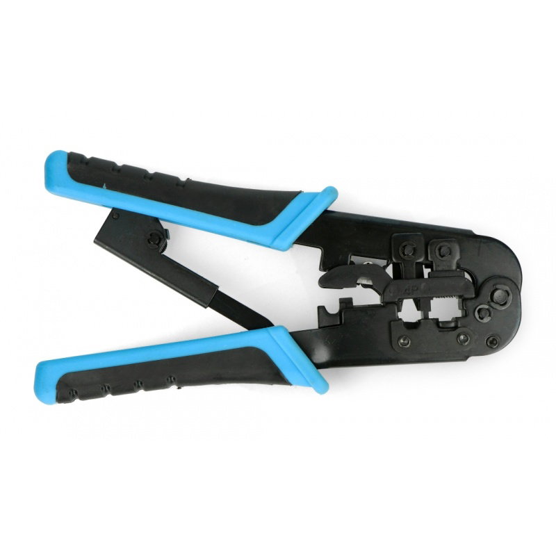 Crimpwerkzeug für RJ45-, RJ12-, RJ11-Stecker - Lanberg NT-0201
