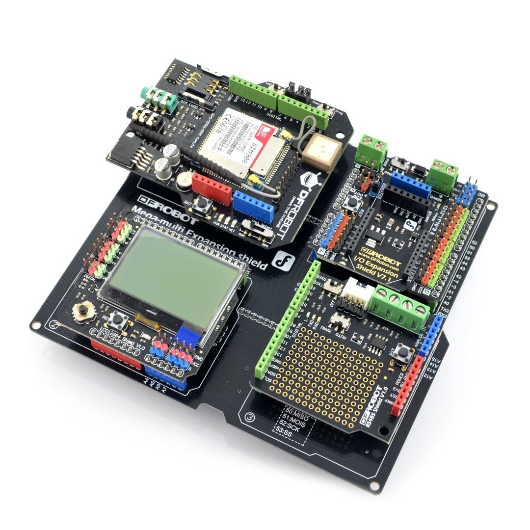 DFRobot Mega Multi - Erweiterungskarte für Arduino Mega