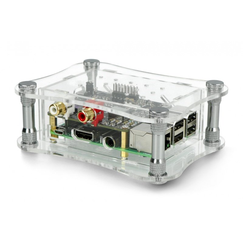 Raspberry Pi 3/2 + Boss transparentes Acrylgehäuse