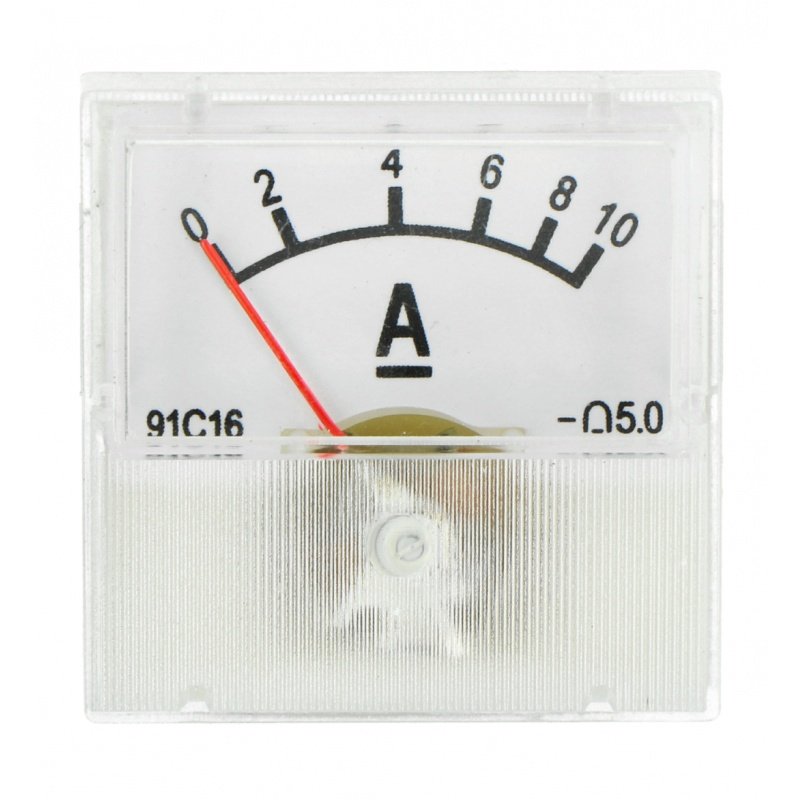Analoges Amperemeter - Tafel 91C16 mini - 10A