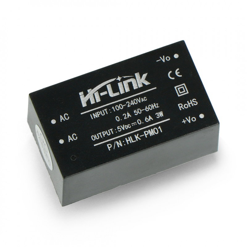 Hi-Link HLK-PM01 100V-240VAC / 5VDC Netzteil - 0,6A