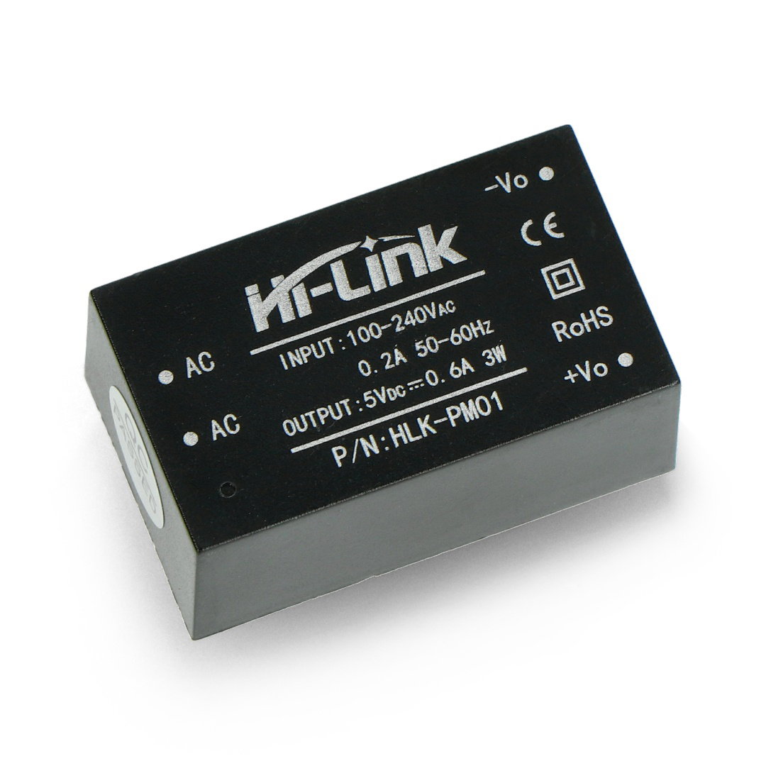 Hi-Link HLK-PM01 100V-240VAC / 5VDC Netzteil - 0,6A