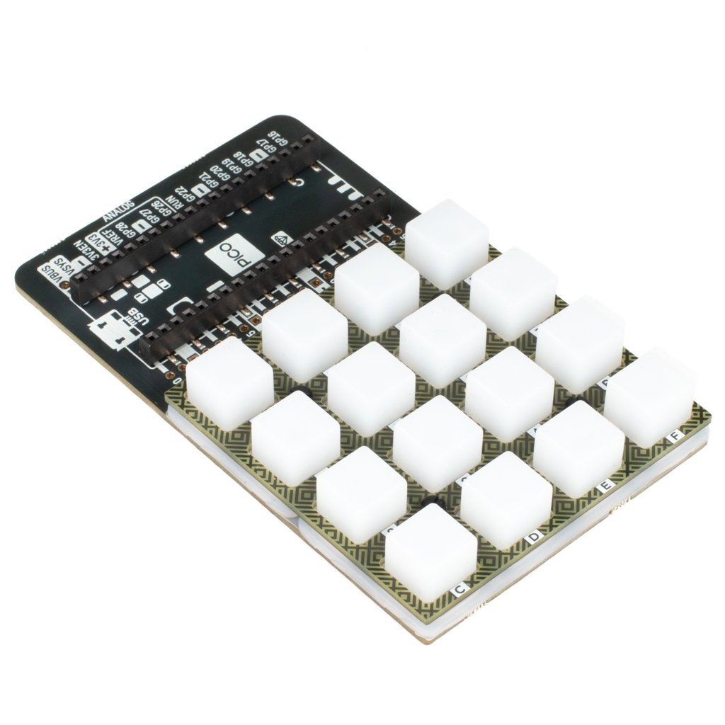 Pico RGB Keypad - hintergrundbeleuchtete Tastatur für Raspberry Pi Pico - PiMoroni