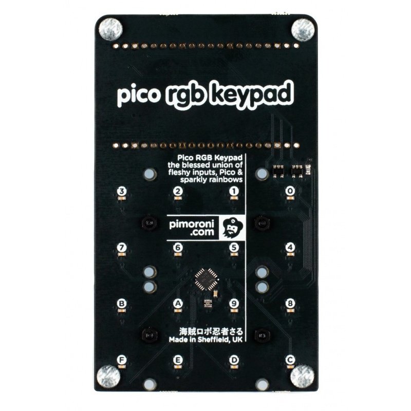 Pico RGB Keypad - hintergrundbeleuchtete Tastatur für Raspberry
