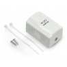 1x RJ45 geschirmte Lanberg Wandsteckdose - weiß - zdjęcie 4