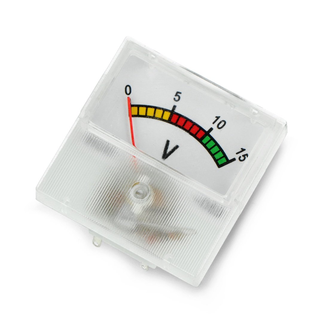 Analoges Voltmeter - Panel 91C16 mini - 15V DC