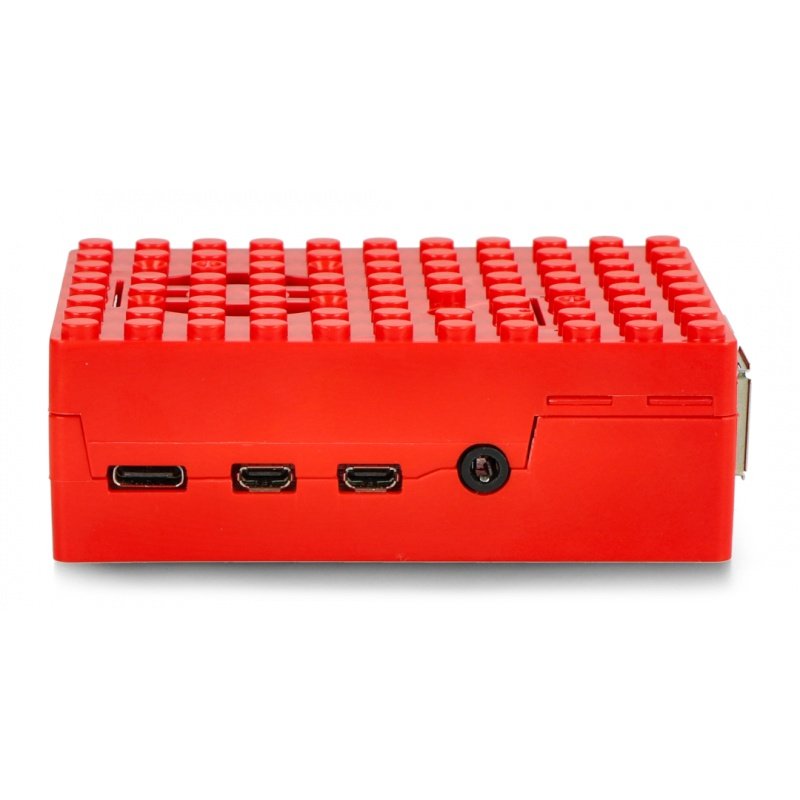 Pi-Blox Gehäuse für Raspberry Pi 4B - rot - Multicomp Pro