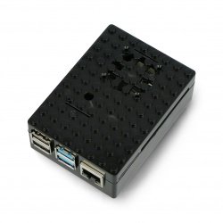 Pi-Blox Gehäuse für Raspberry Pi 4B - schwarz - Multicomp Pro