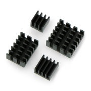 Kühlkörper-Set für Raspberry Pi 4B - mit Wärmeleitband -