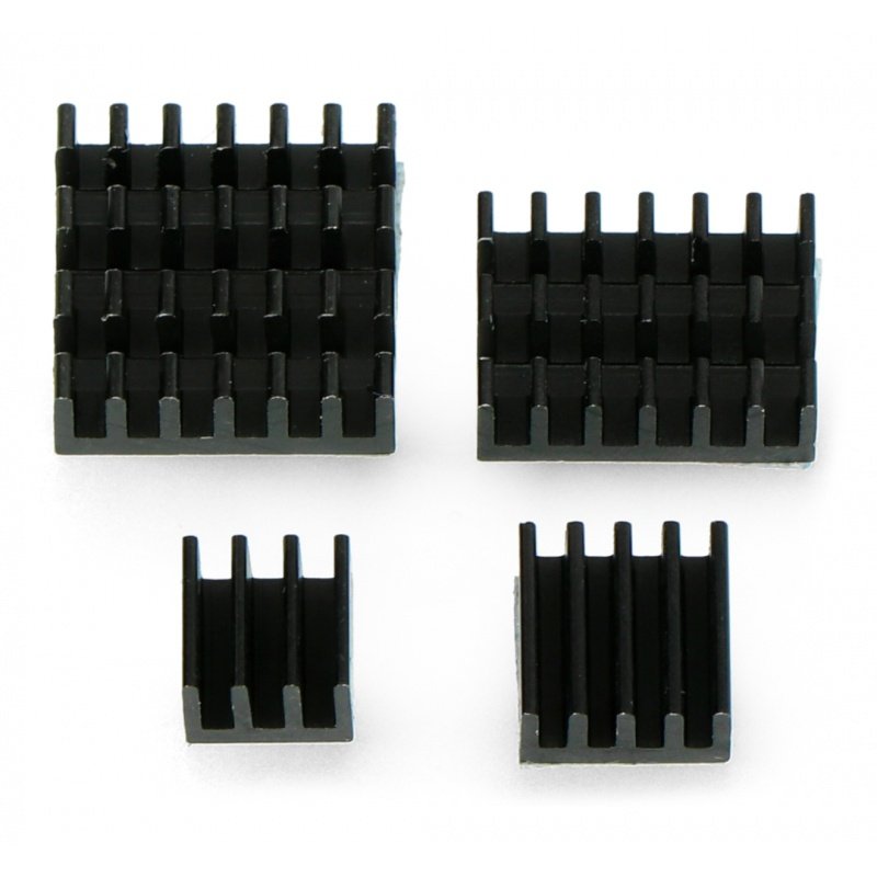 Kühlkörper-Set für Raspberry Pi 4B - mit Wärmeleitband -