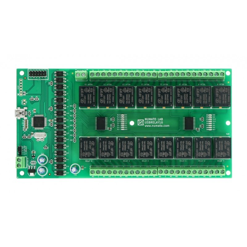 Numato Lab - USB-Relaismodul - 16 Kanäle - 12 V - RL160001