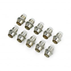 5mm LED Halter - Metall konkav - 10St