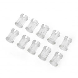 LED 5mm Halter - Nylon lang transparent - 10St