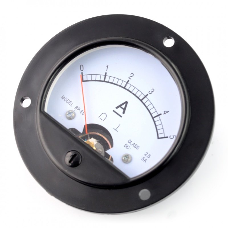 Analoges Amperemeter - Panel BP-65 - 5A