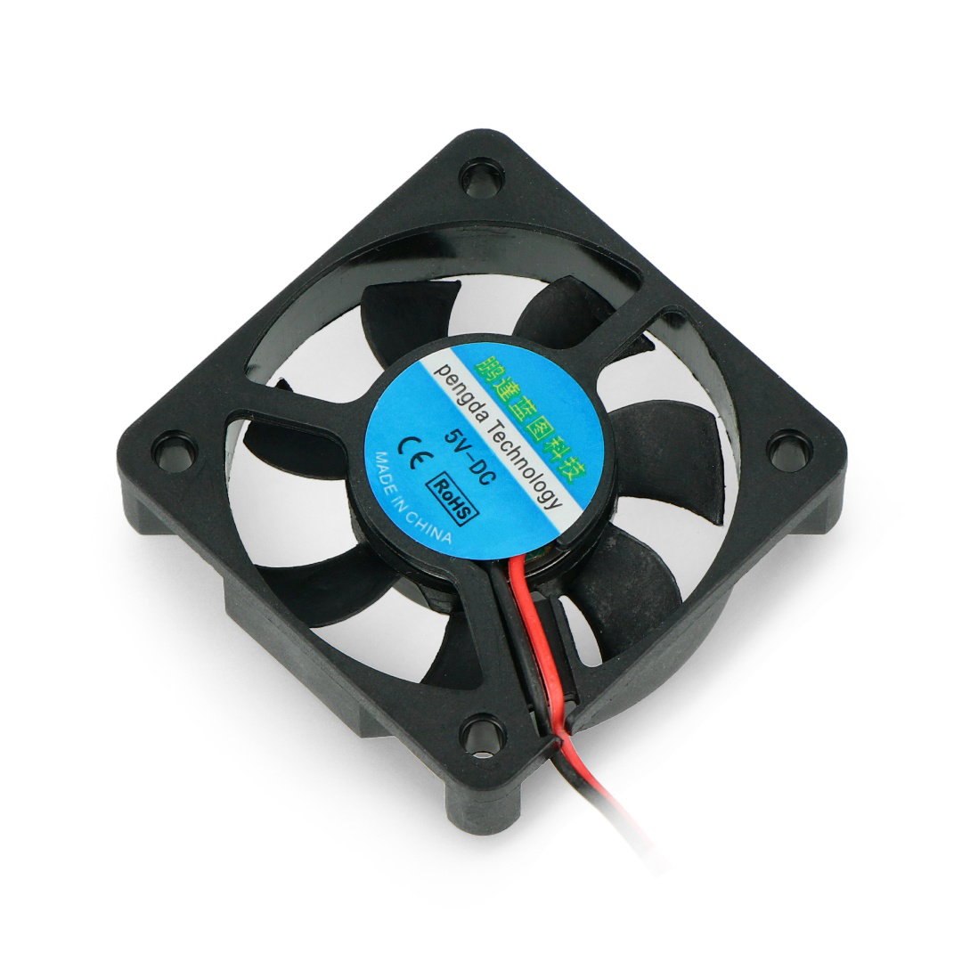 Lüfter 5V 50x50x10mm 2 Drähte - JST 2pin 2,54mm Stecker