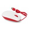 Optische kabelgebundene Maus Raspberry Pi 4B / 3B + / 3B / 2B offiziell - rot und weiß_ - zdjęcie 2