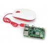 Optische kabelgebundene Maus Raspberry Pi 4B / 3B + / 3B / 2B offiziell - rot und weiß_ - zdjęcie 3