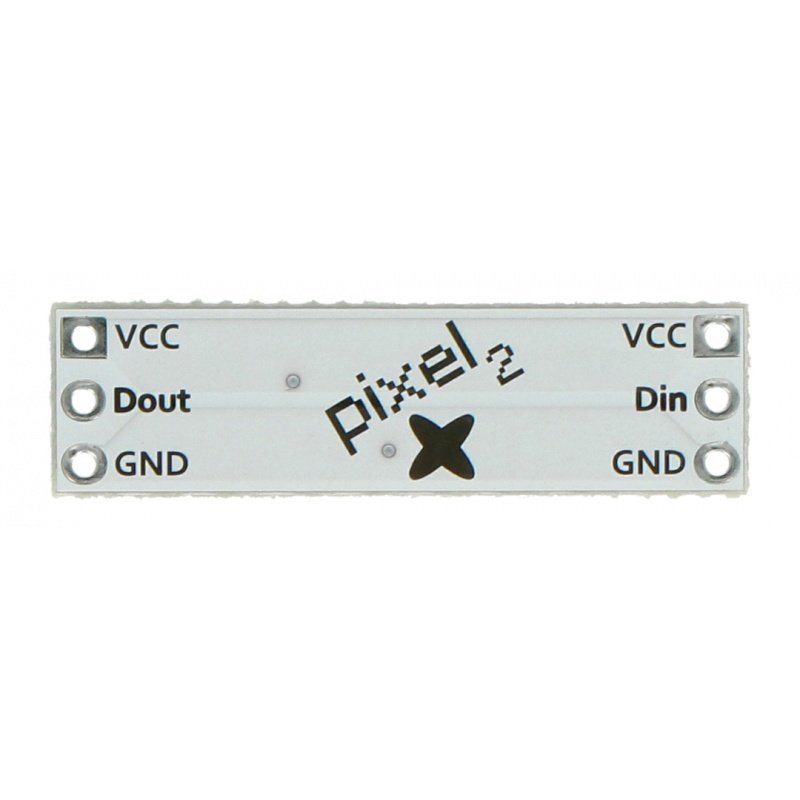 Pixel x2-Modul mit adressierbaren RGB-LEDs WS2812B 5050 - 28 mm